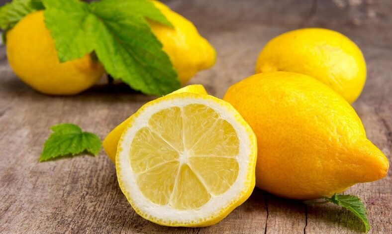 Zitrone zur Behandlung von Osteochondrose