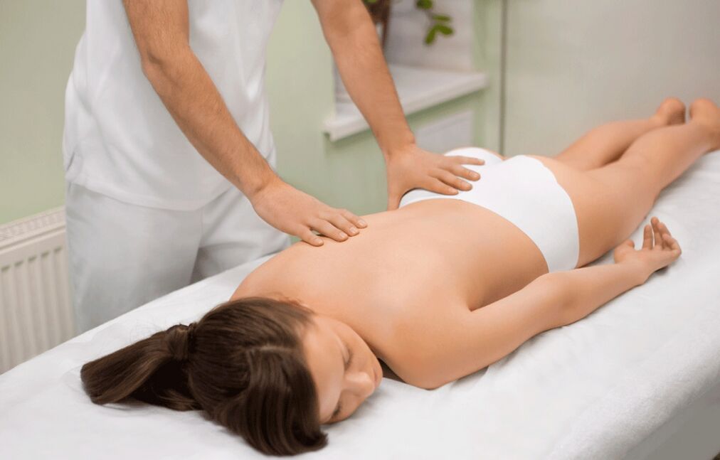Massage zur Behandlung der thorakalen Osteochondrose