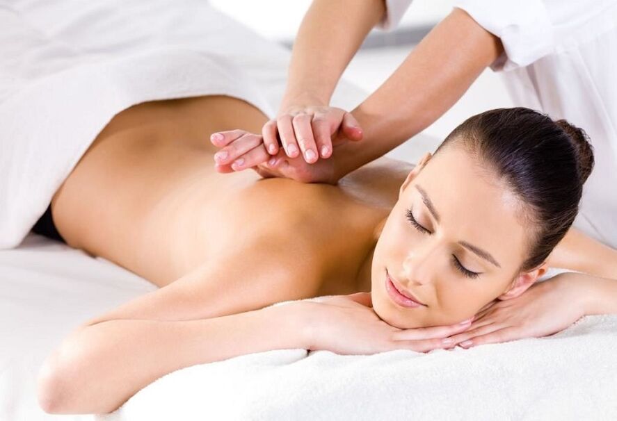 therapeutische Massage bei thorakaler Osteochondrose
